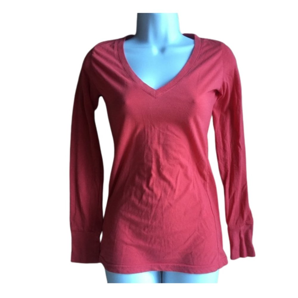 Pink V-Neck Top